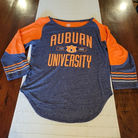 Auburn University 3/4 Sleeve Shirt S - Picture 2 of 16